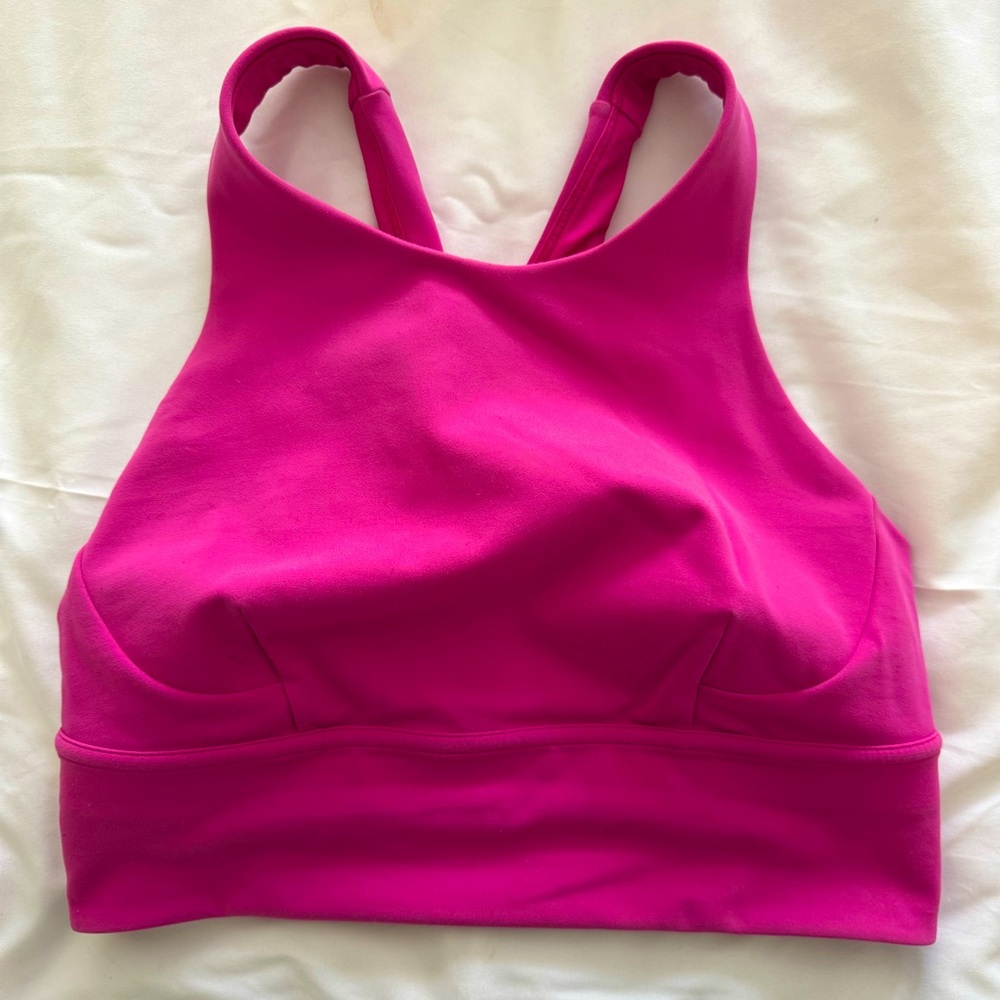 Lululemon Longline Bra - Barbie Pink - Picture 2 of 3